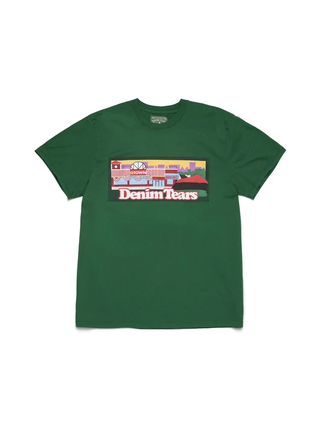 Liberty Rock Skyline T-Shirt Grün