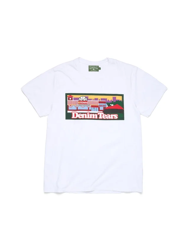 Liberty Rock Skyline T-Shirt Weiß