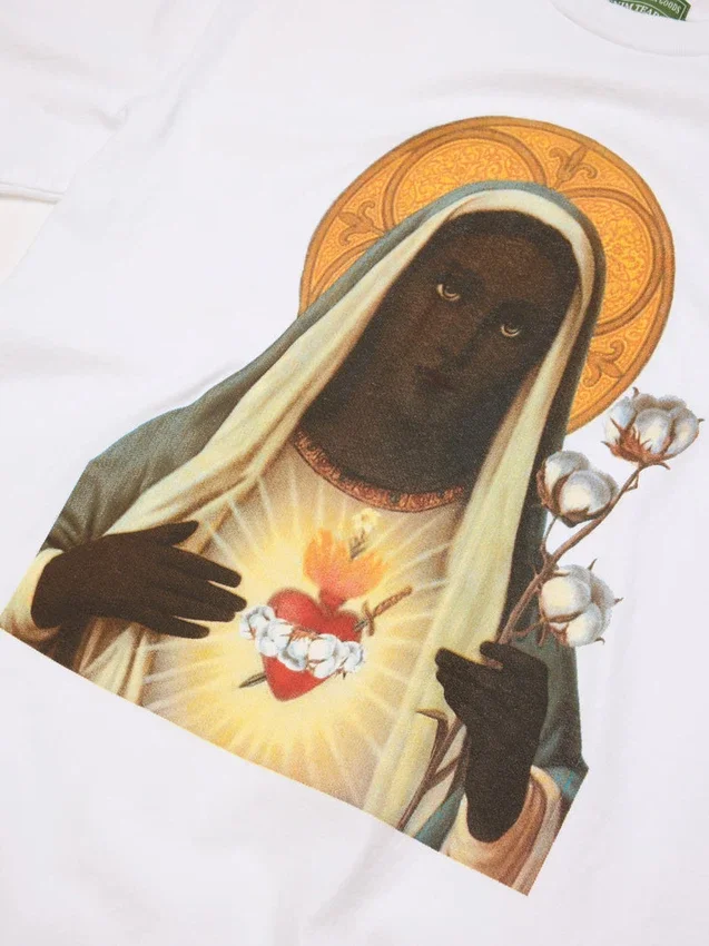 Maria-T-Shirt, weiß