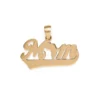 „Mom“-Anhänger aus Gold