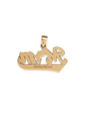„Mom“-Anhänger aus Gold