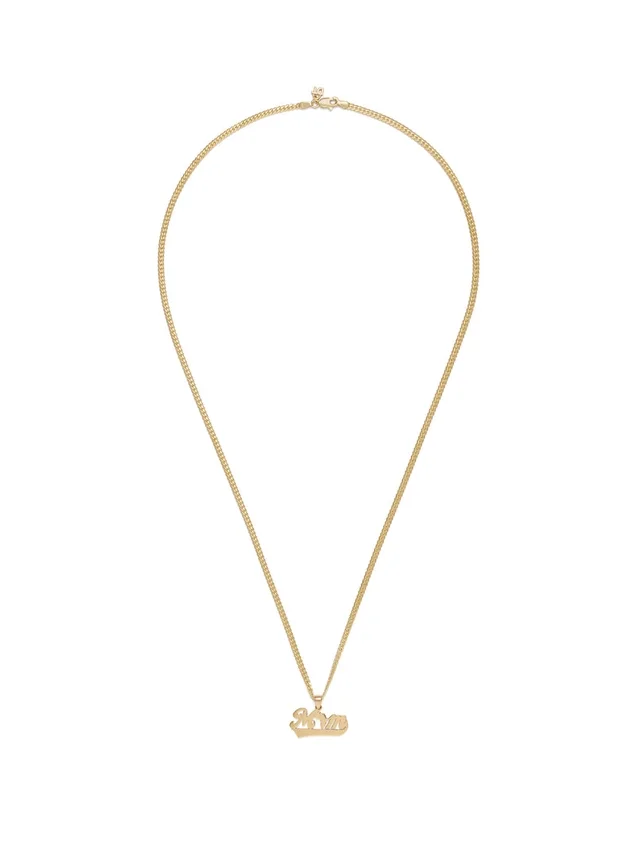 „Mom“-Anhänger aus Gold