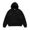 Mono-Cotton Wreath Hoodie, schwarz