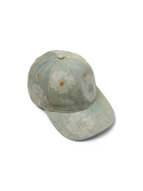 Mono Cotton Wreath Raw Denim Cap Dark Wash