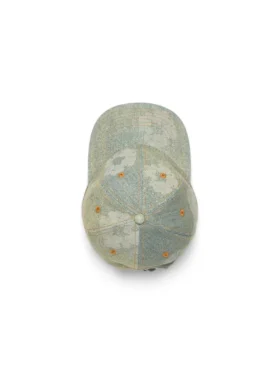 Mono Cotton Wreath Raw Denim Cap Dark Wash