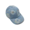 Mono Cotton Wreath Raw Denim-Kappe, helle Waschung