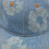 Mono Cotton Wreath Raw Denim-Kappe, helle Waschung