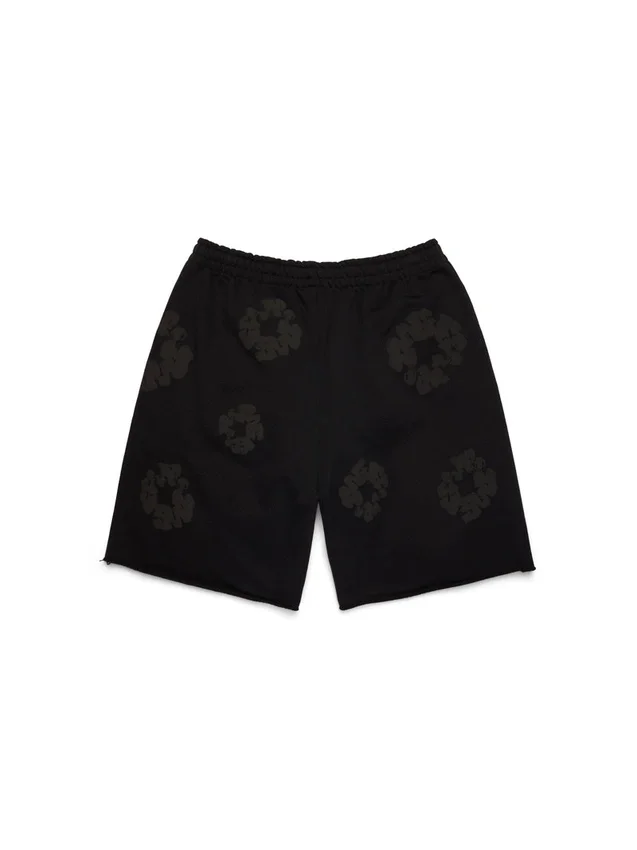 Mono Cotton Wreath Sweatshorts Schwarz