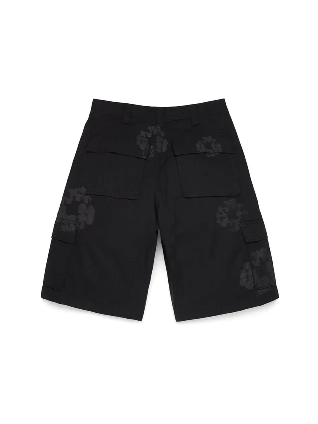 Mono Wreath Cargo-Shorts Schwarz