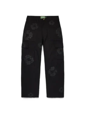 Mono Wreath Cargohose, schwarz