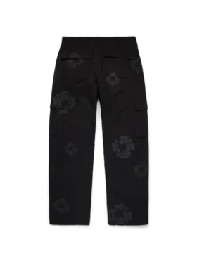Mono Wreath Cargohose, schwarz