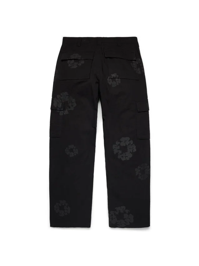 Mono Wreath Cargohose, schwarz