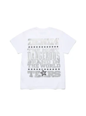 „Most Dangerous“-T-Shirt, weiß