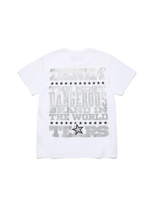 „Most Dangerous“-T-Shirt, weiß
