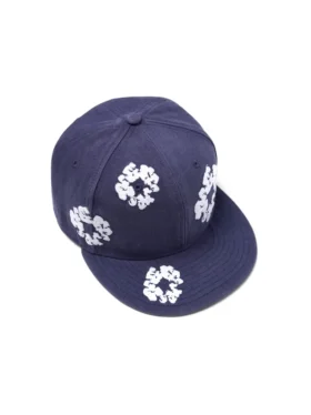 New Era 59FIFTY Canvas-Fitted-Cap „Cotton Wreath“ in Indigo