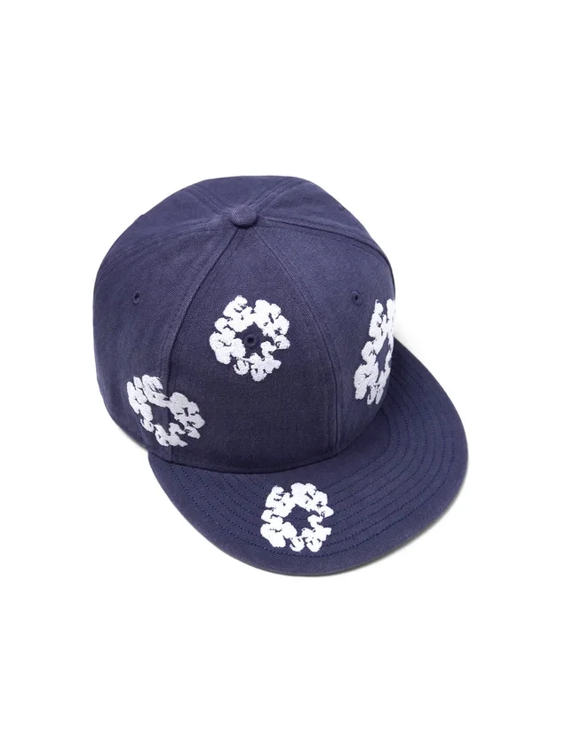 New Era 59FIFTY Canvas-Fitted-Cap „Cotton Wreath“ in Indigo
