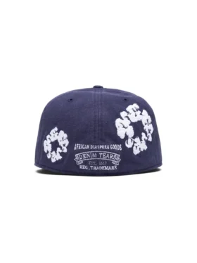 New Era 59FIFTY Canvas-Fitted-Cap „Cotton Wreath“ in Indigo