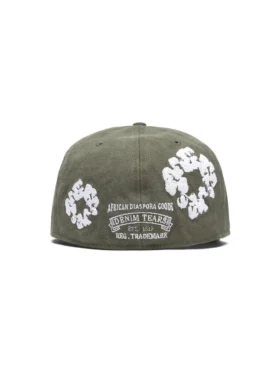 New Era 59FIFTY Canvas-Fitted-Cap „Cotton Wreath“ in Oliv