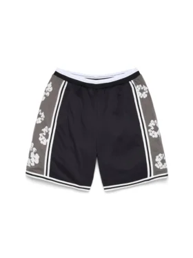 Olaf-Shorts mit Cotton Wreath, schwarz