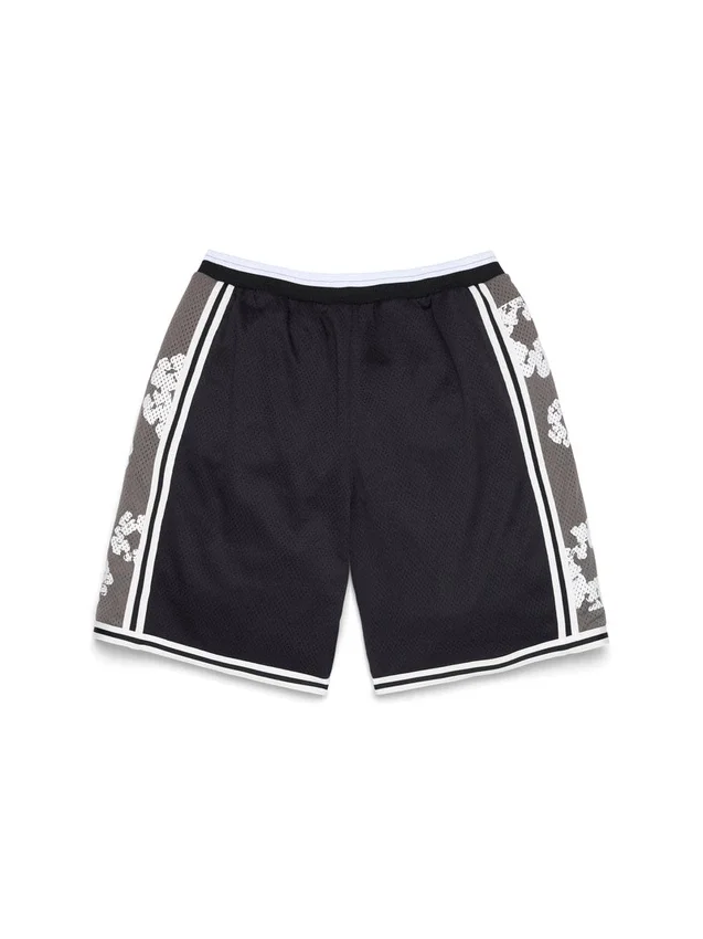 Olaf-Shorts mit Cotton Wreath, schwarz