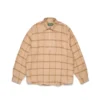 Overcheck-Pullover, hellbraun