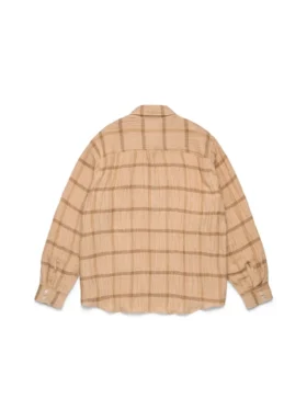 Overcheck-Pullover, hellbraun