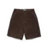 Oxidierte Cord-Shorts mit Nieten