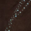 Oxidierte Cord-Shorts mit Nieten