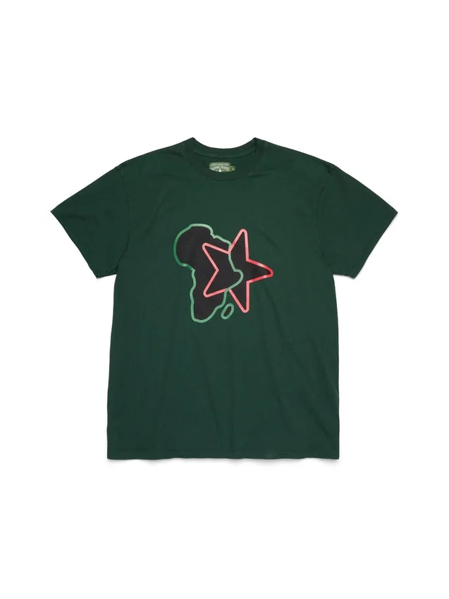 Pan-African Star T-Shirt, grün