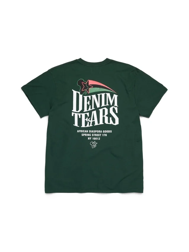 Pan-African Star T-Shirt, grün