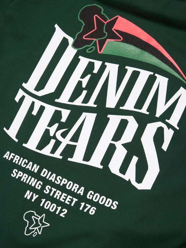 Pan-African Star T-Shirt, grün