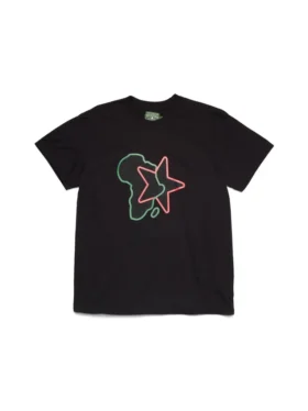 Pan-African Star T-Shirt Schwarz