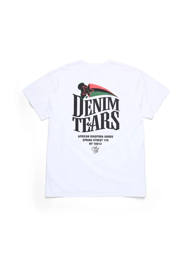 Pan-African Star T-Shirt Weiß