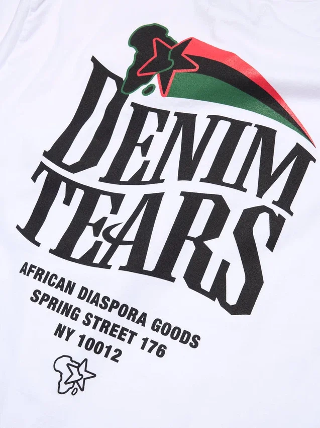 Pan-African Star T-Shirt Weiß