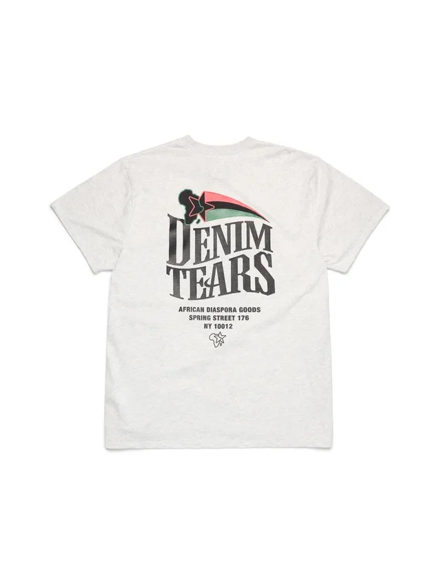 Pan-African-T-Shirt Grau