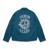 Peace Wreath Coaches-Jacke Blau