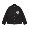 Peace Wreath Coaches-Jacke Schwarz