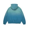 Peace Wreath Knockout Zip Hoodie Blau