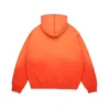Peace Wreath Knockout Zip Hoodie Orange