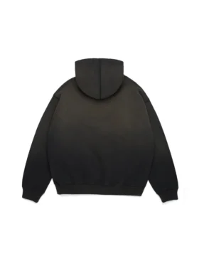 Peace Wreath Knockout Zip Hoodie Schwarz
