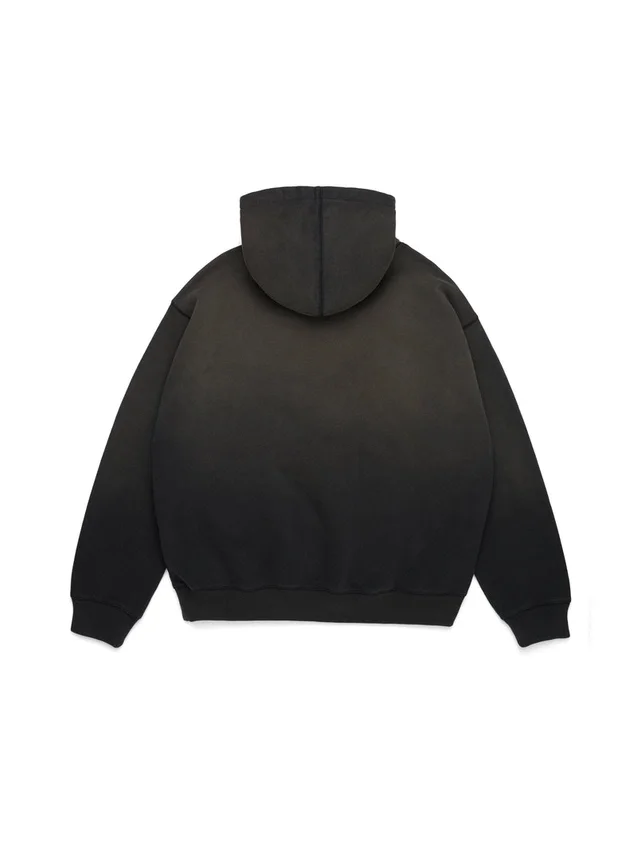 Peace Wreath Knockout Zip Hoodie Schwarz