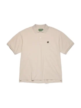 „Peace Wreath“-Polo, cremefarben
