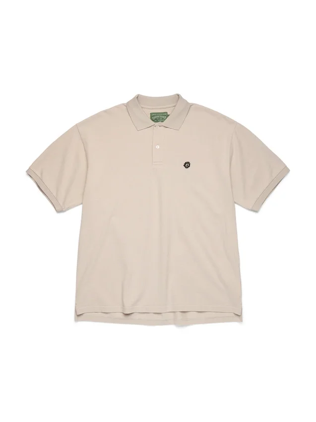 „Peace Wreath“-Polo, cremefarben