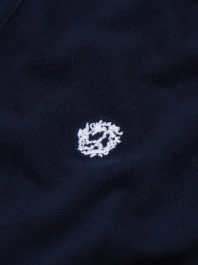 Peace Wreath Polo Marineblau
