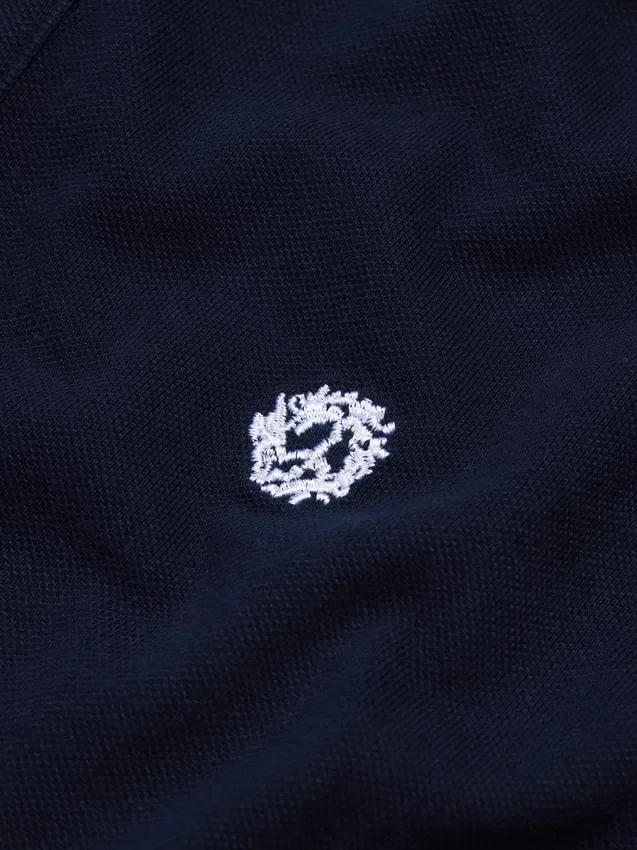 Peace Wreath Polo Marineblau