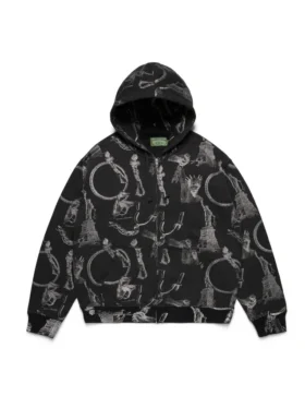 „Plates“ Zip-Hoodie