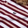 Polohemd mit Pantherfellkragen, rot