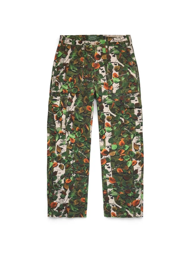 Saisonale Cargohose, grün, Camouflage
