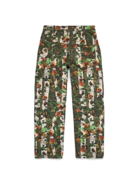 Saisonale Cargohose, grün, Camouflage