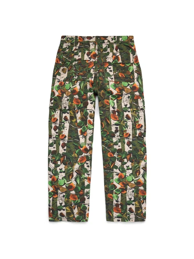 Saisonale Cargohose, grün, Camouflage